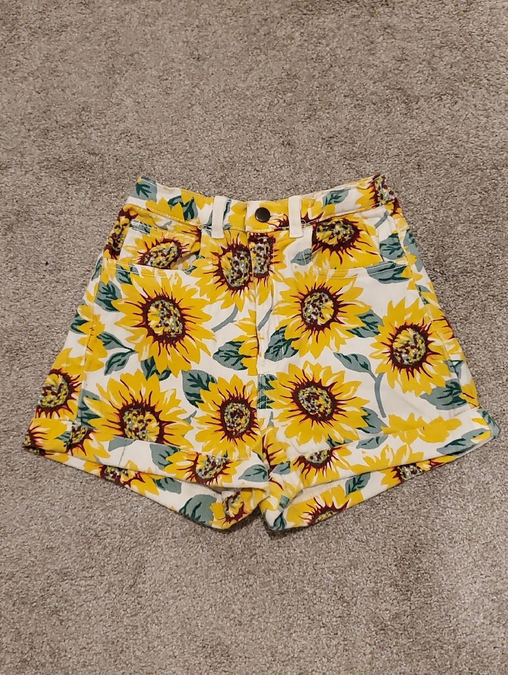 American Apparel Jeans- Denim sunflower shorts Sz.26